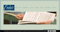Desktop Screenshot of emberchoral.org.uk