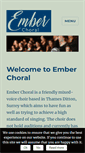 Mobile Screenshot of emberchoral.org.uk